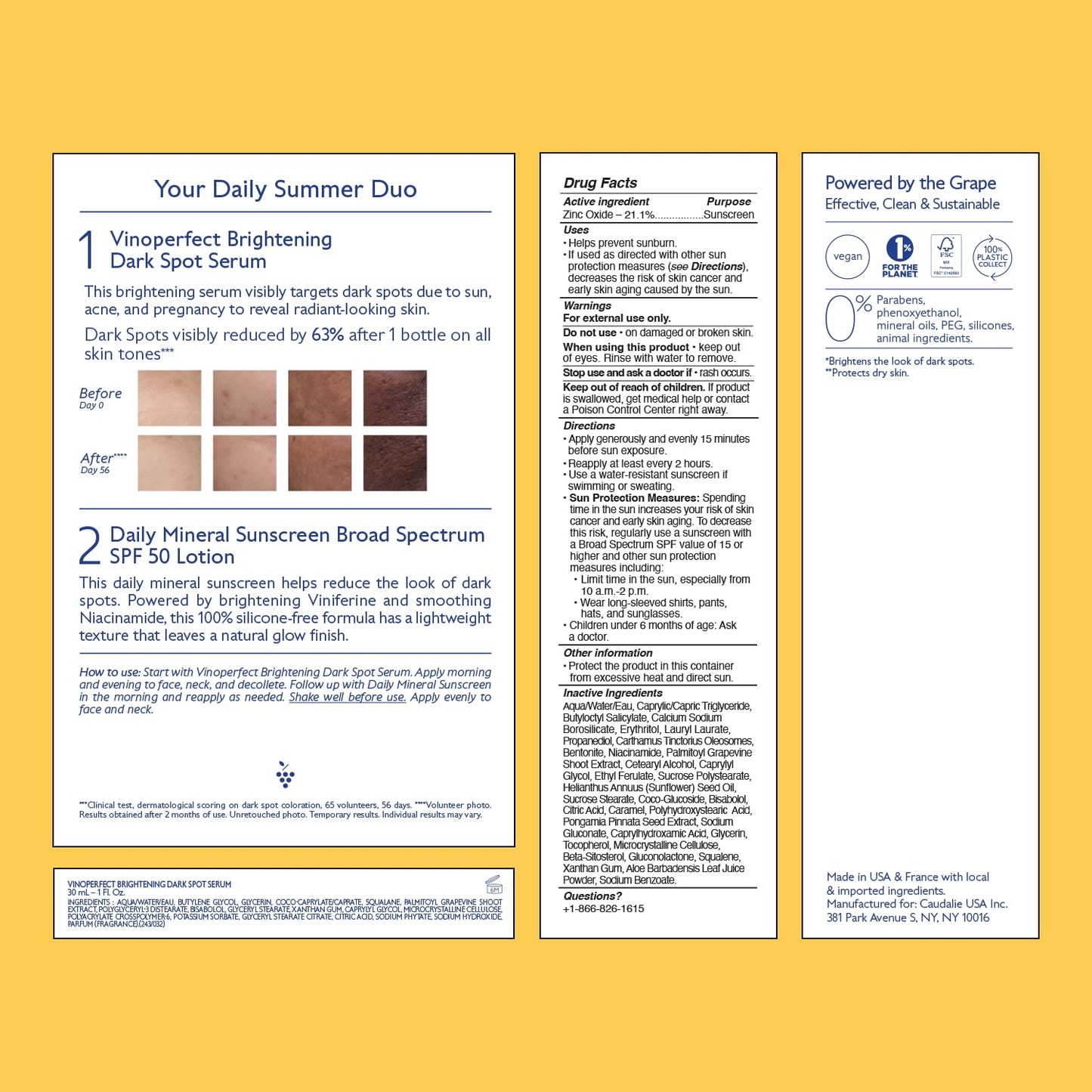 Dark Spot Brightening Serum & Sunscreen SPF 50 Set